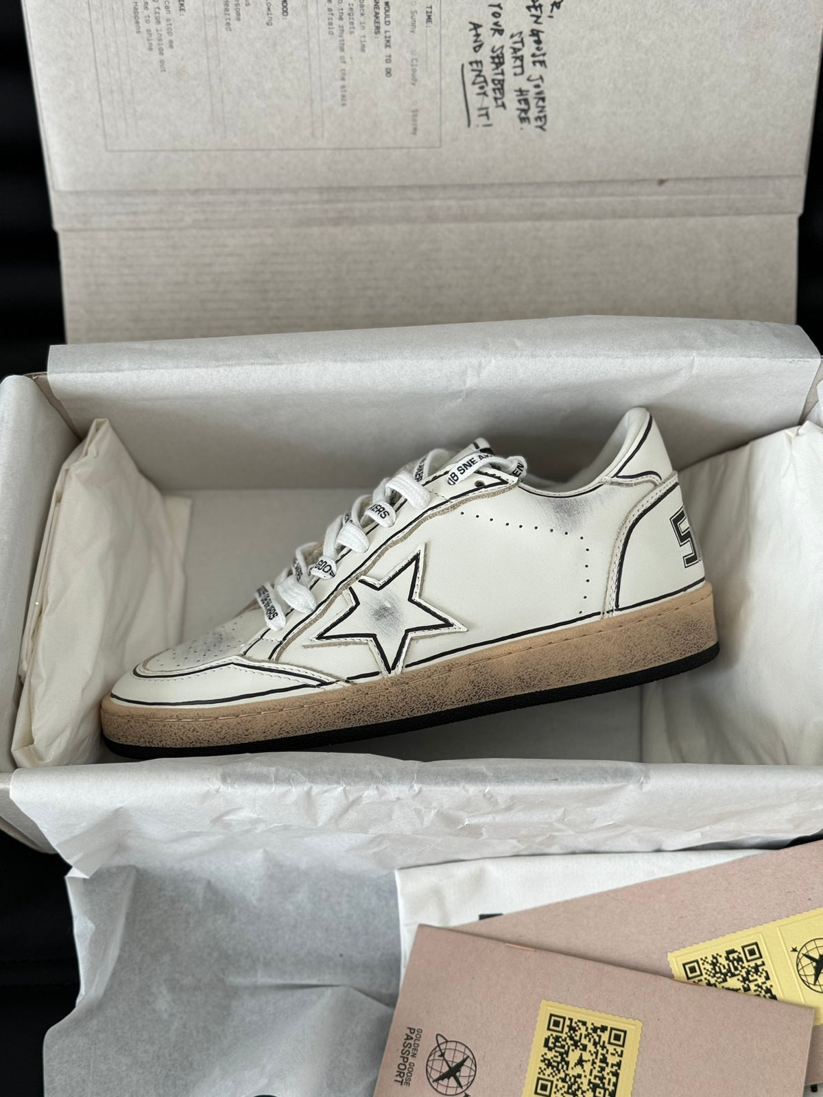 Golden Goose Vintage Distressed Sneakers #290