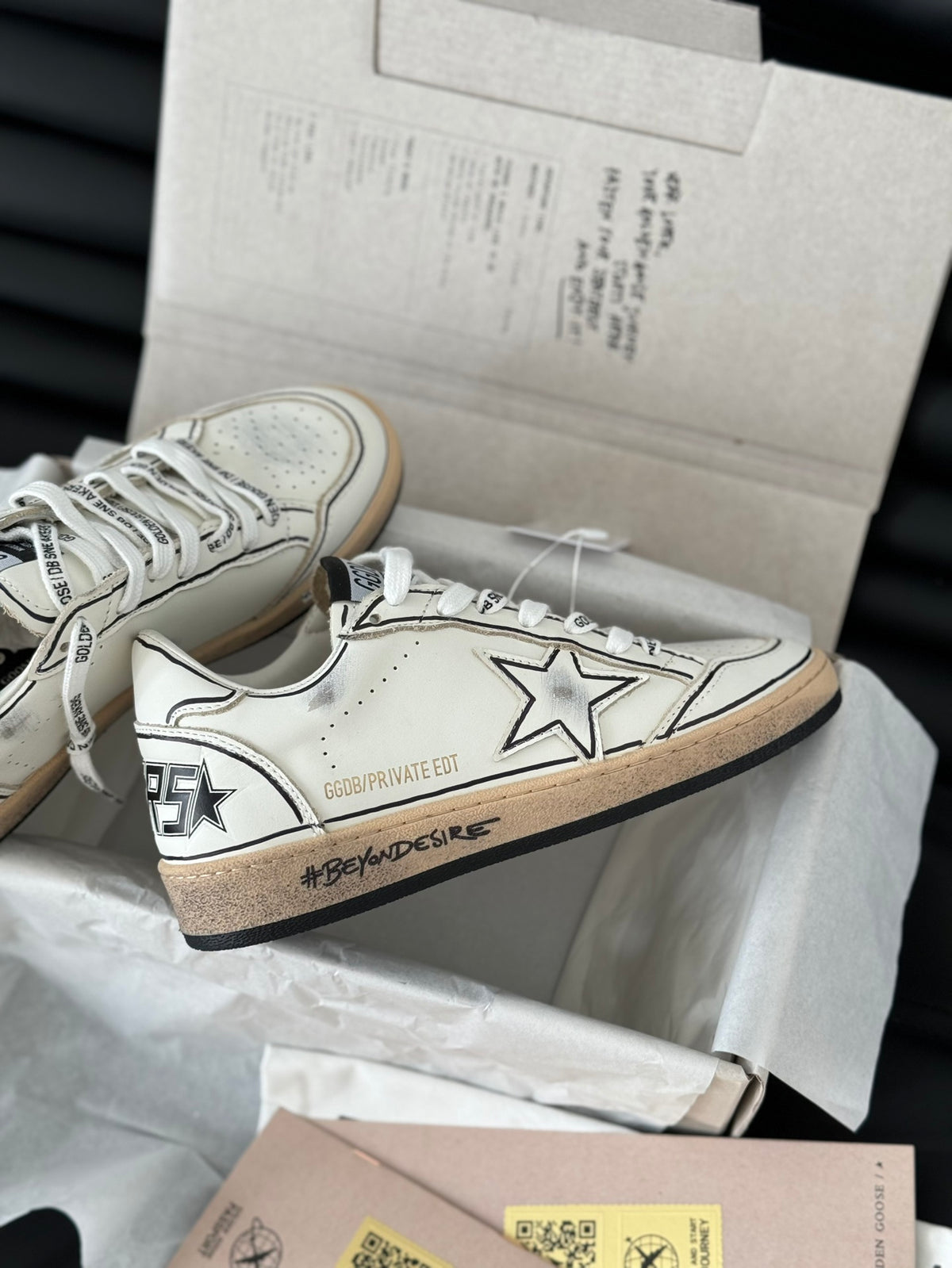 Golden Goose Vintage Distressed Sneakers #290