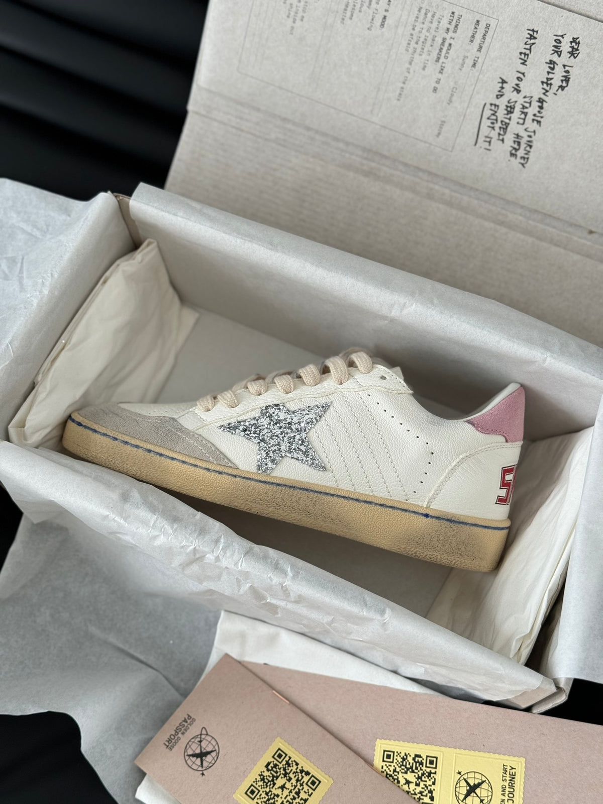 Golden Goose Vintage Distressed Sneakers #248