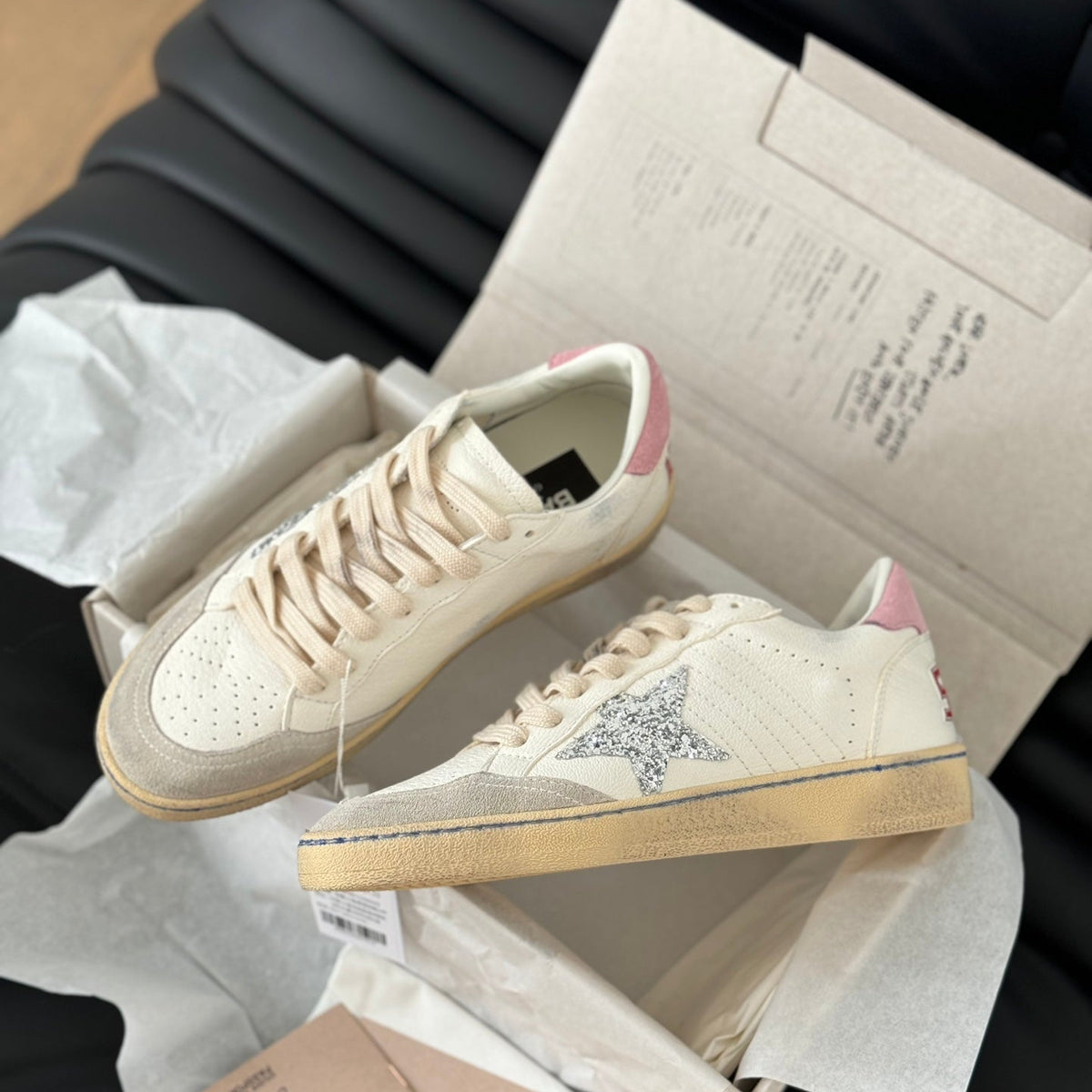 Golden Goose Vintage Distressed Sneakers #248
