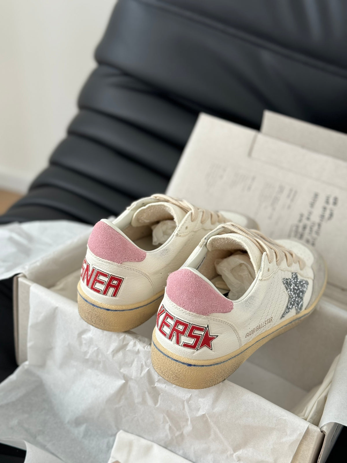Golden Goose Vintage Distressed Sneakers #248