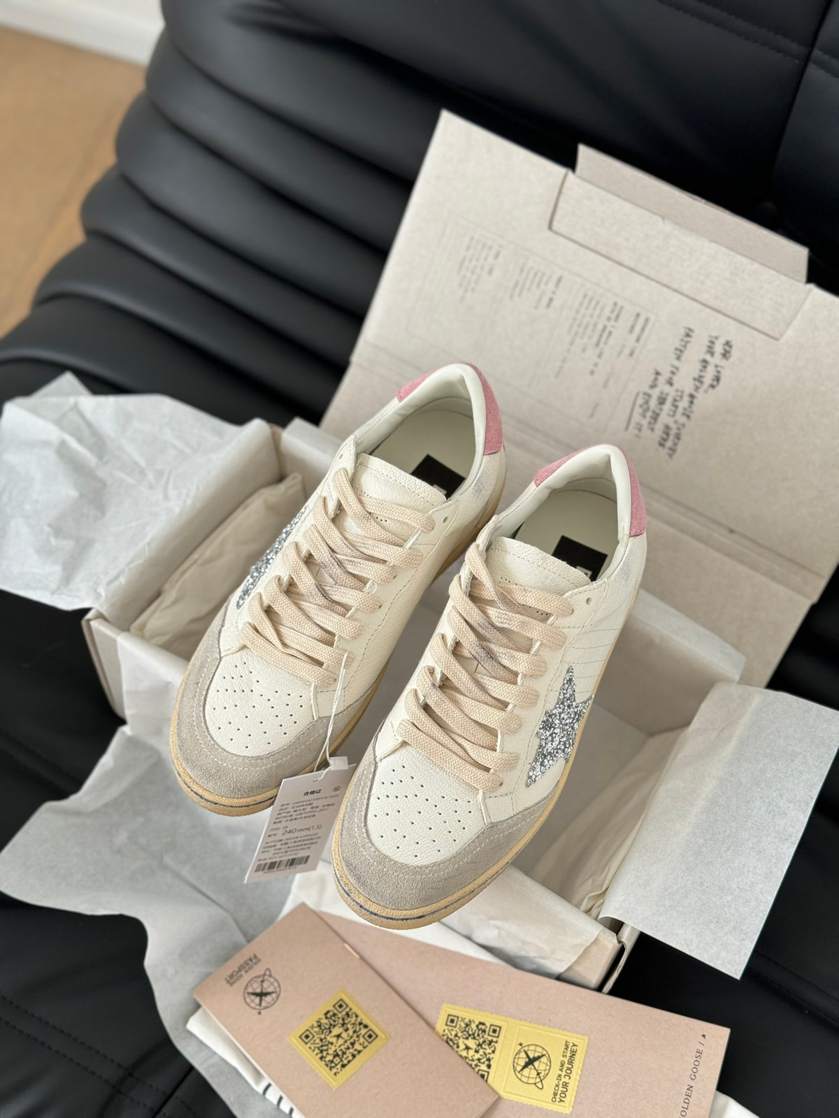 Golden Goose Vintage Distressed Sneakers #248