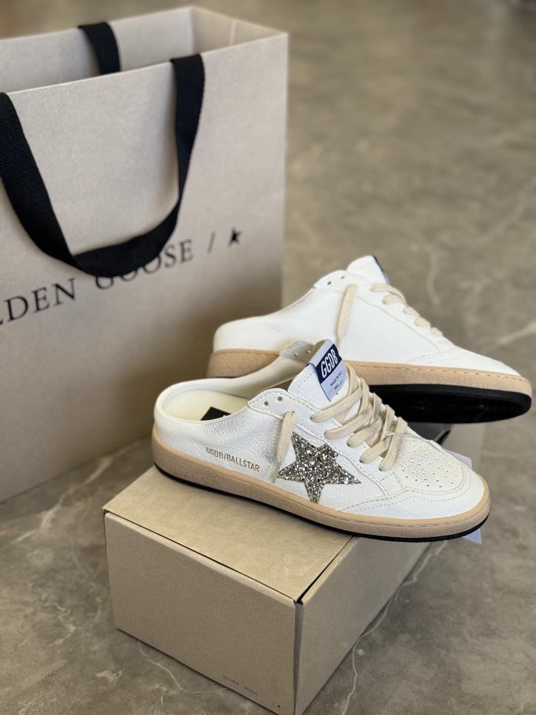 Golden Goose Vintage Distressed Sneakers #247