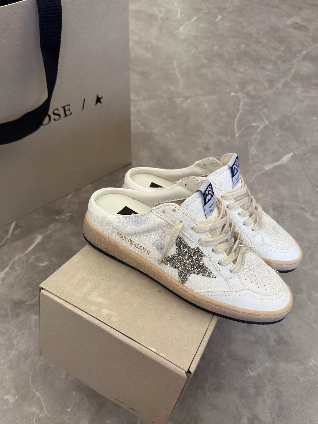 Golden Goose Vintage Distressed Sneakers #247