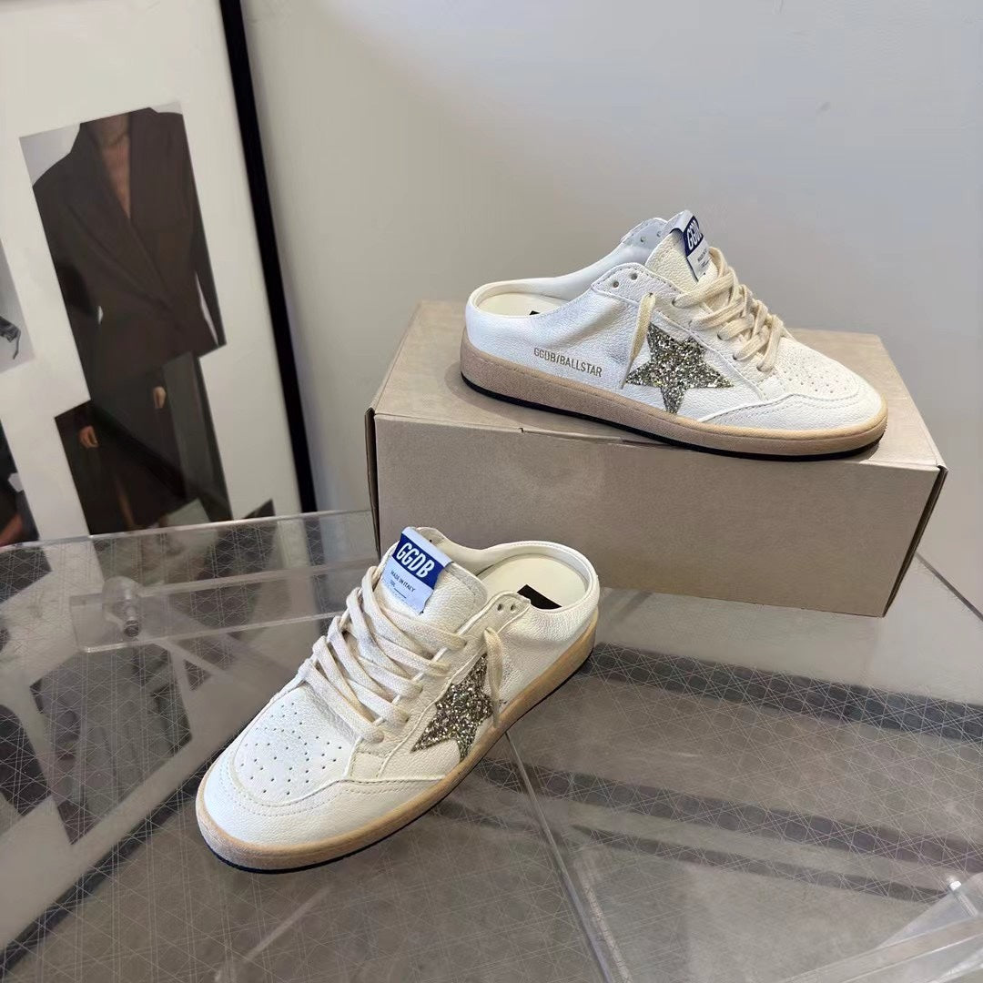 Golden Goose Vintage Distressed Sneakers #247