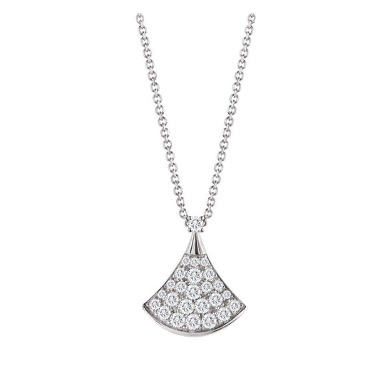 BVLGARI Gold-Plated Crystal Necklace