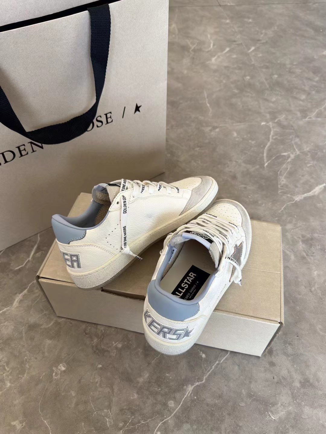 Golden Goose Vintage Distressed Sneakers #270