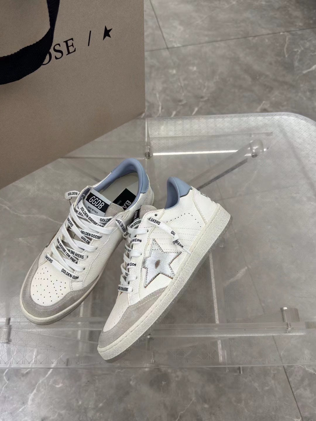 Golden Goose Vintage Distressed Sneakers #270