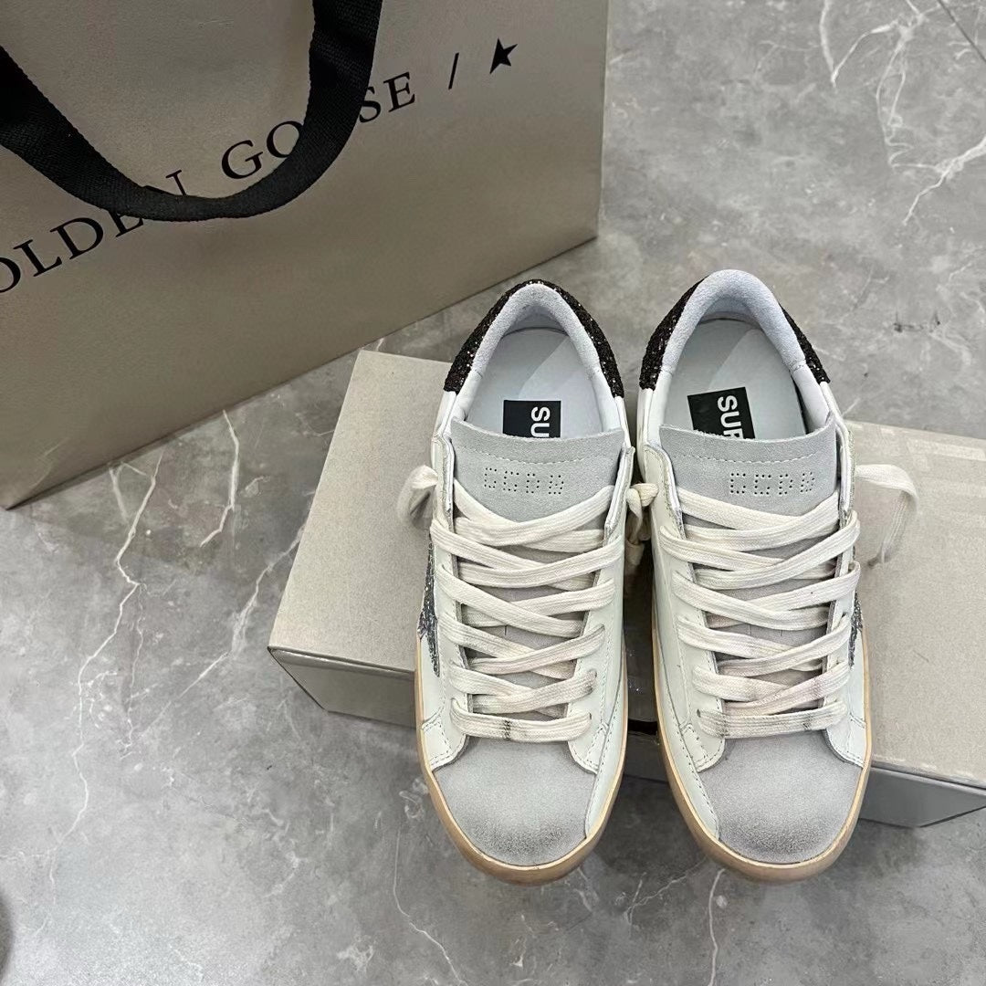 Golden Goose Vintage Distressed Sneakers #224