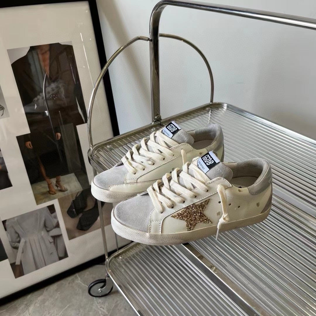 Golden Goose Vintage Distressed Sneakers #097