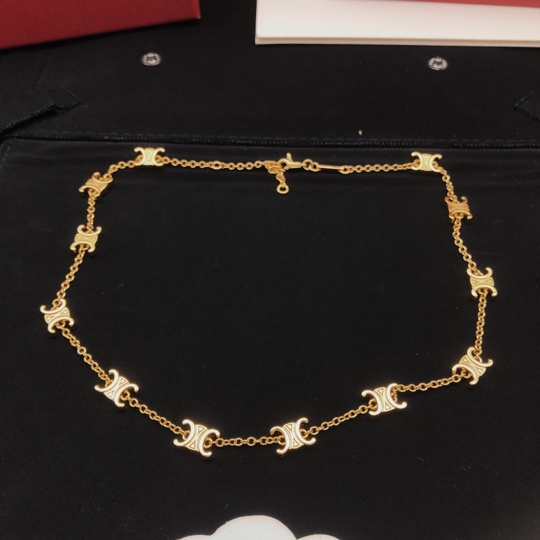 CELINE Brass Necklace
