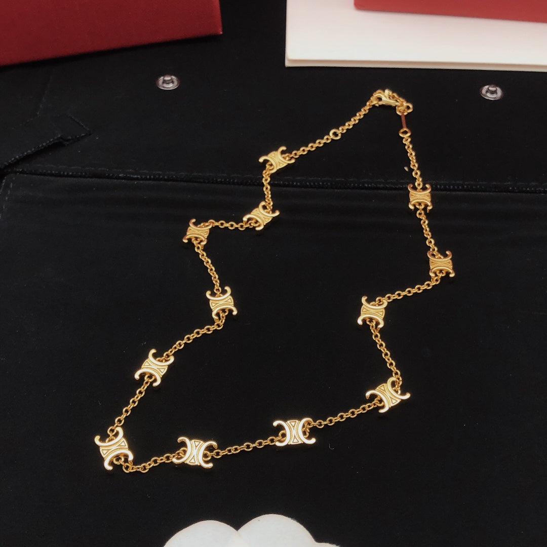 CELINE Brass Necklace
