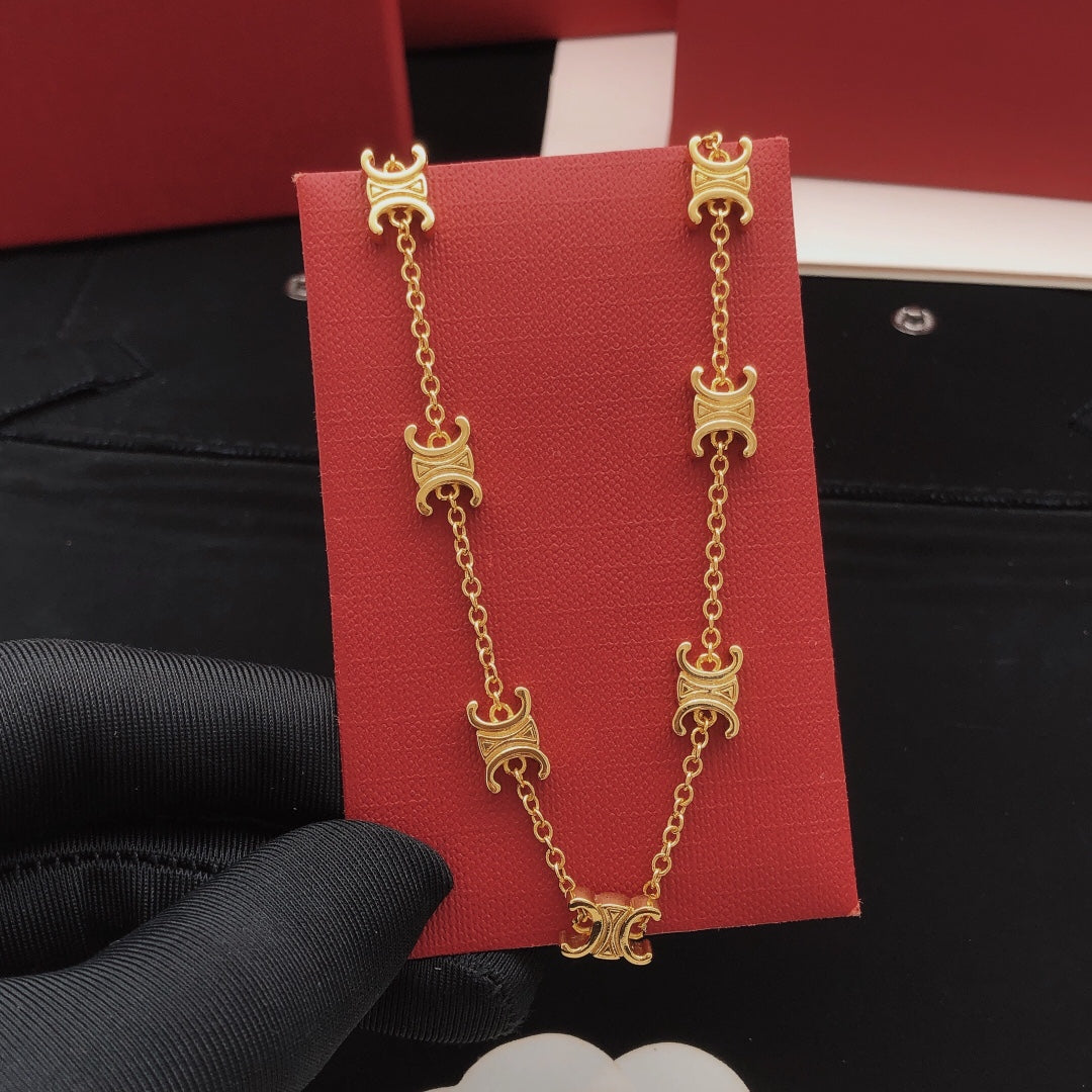 CELINE Brass Necklace