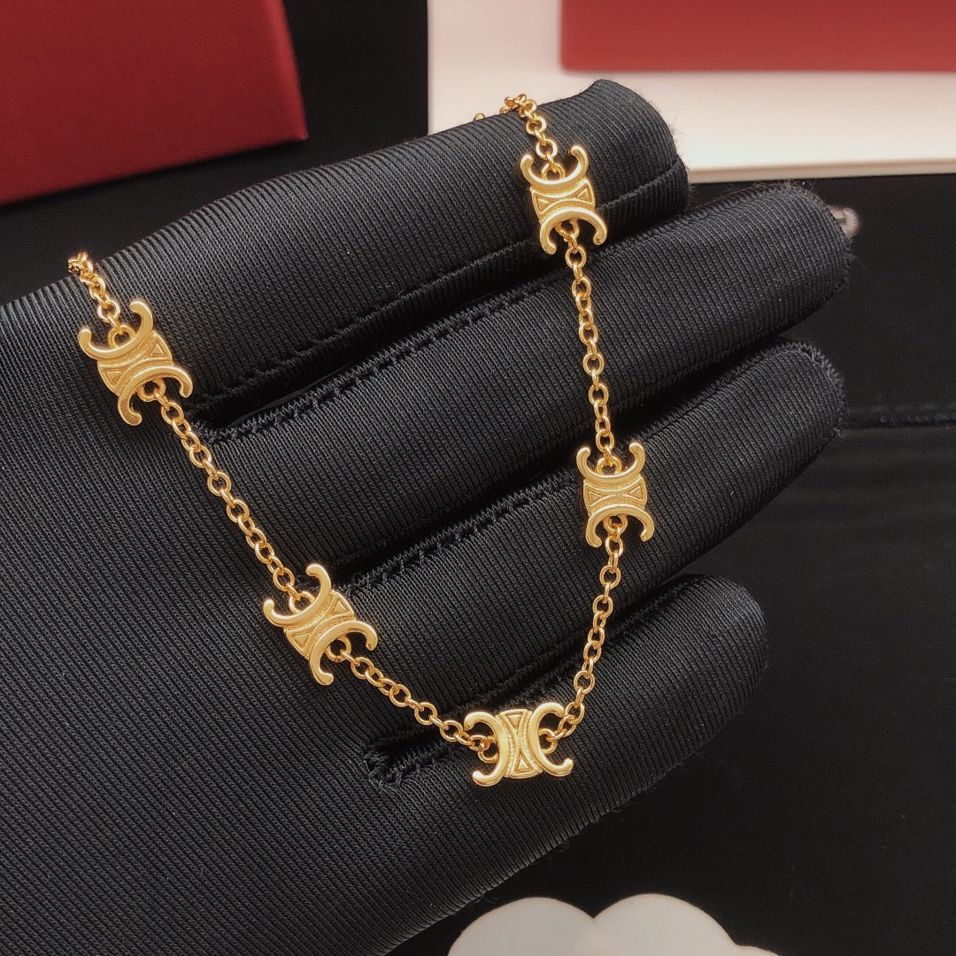 CELINE Brass Necklace