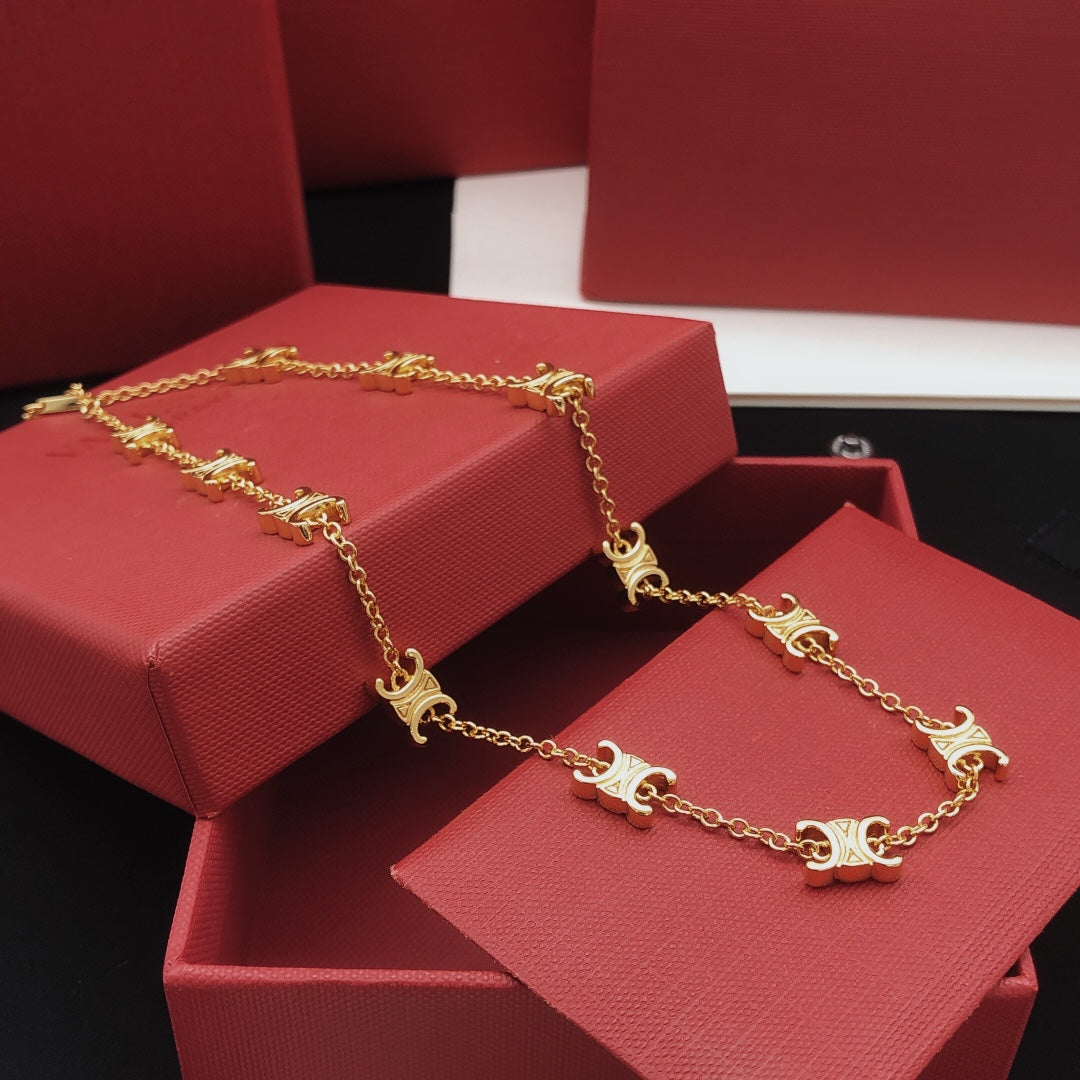 CELINE Brass Necklace