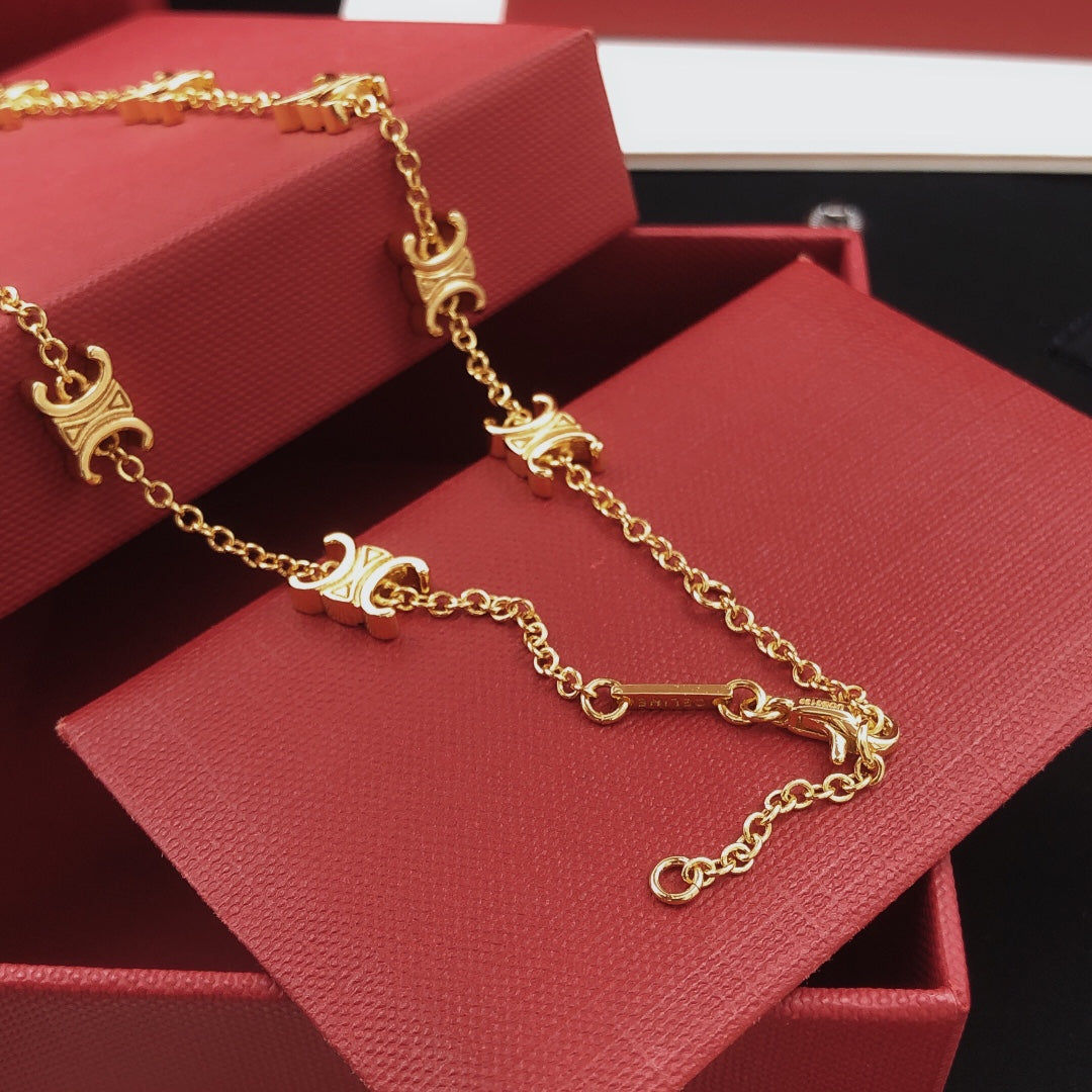 CELINE Brass Necklace