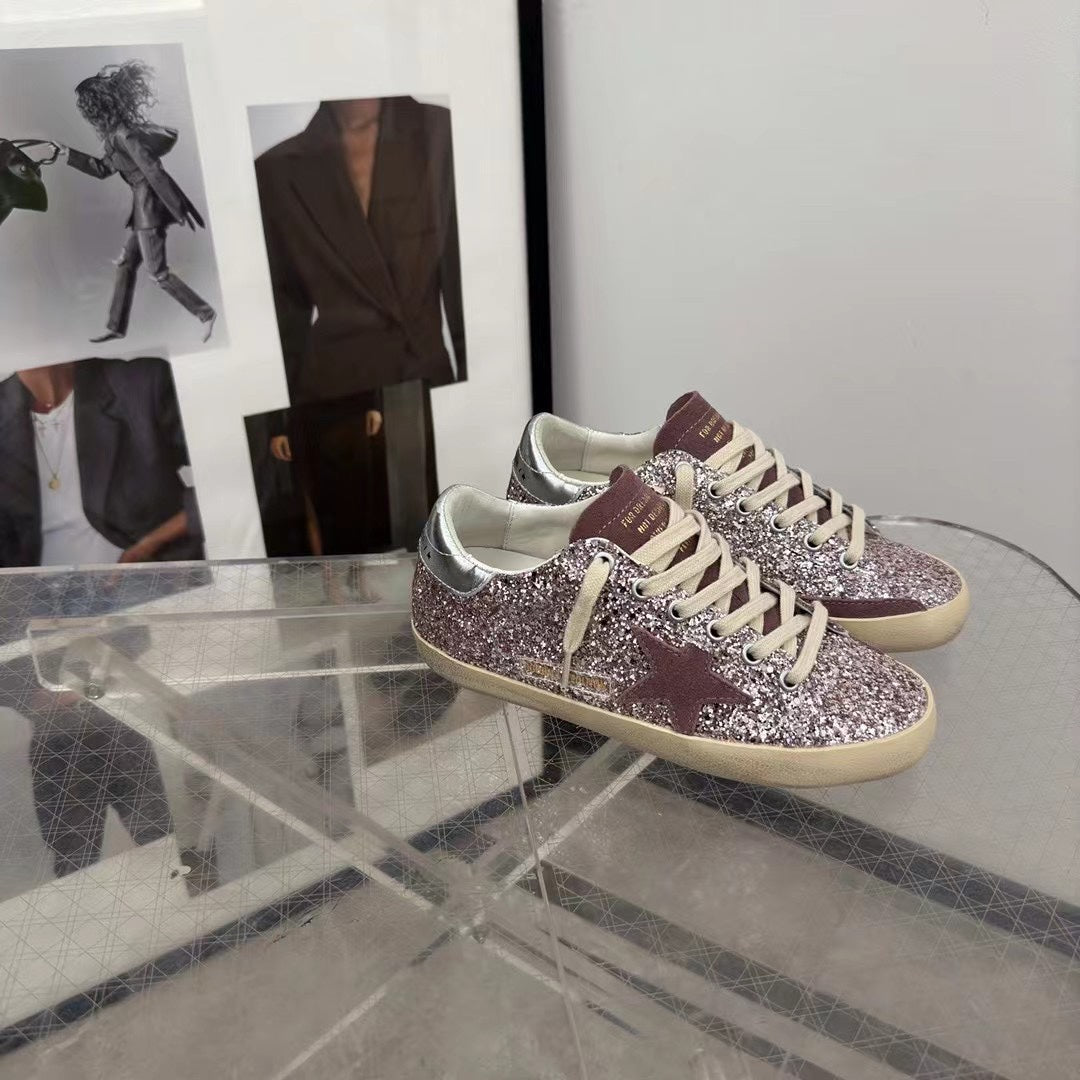 Golden Goose Vintage Distressed Sneakers #071