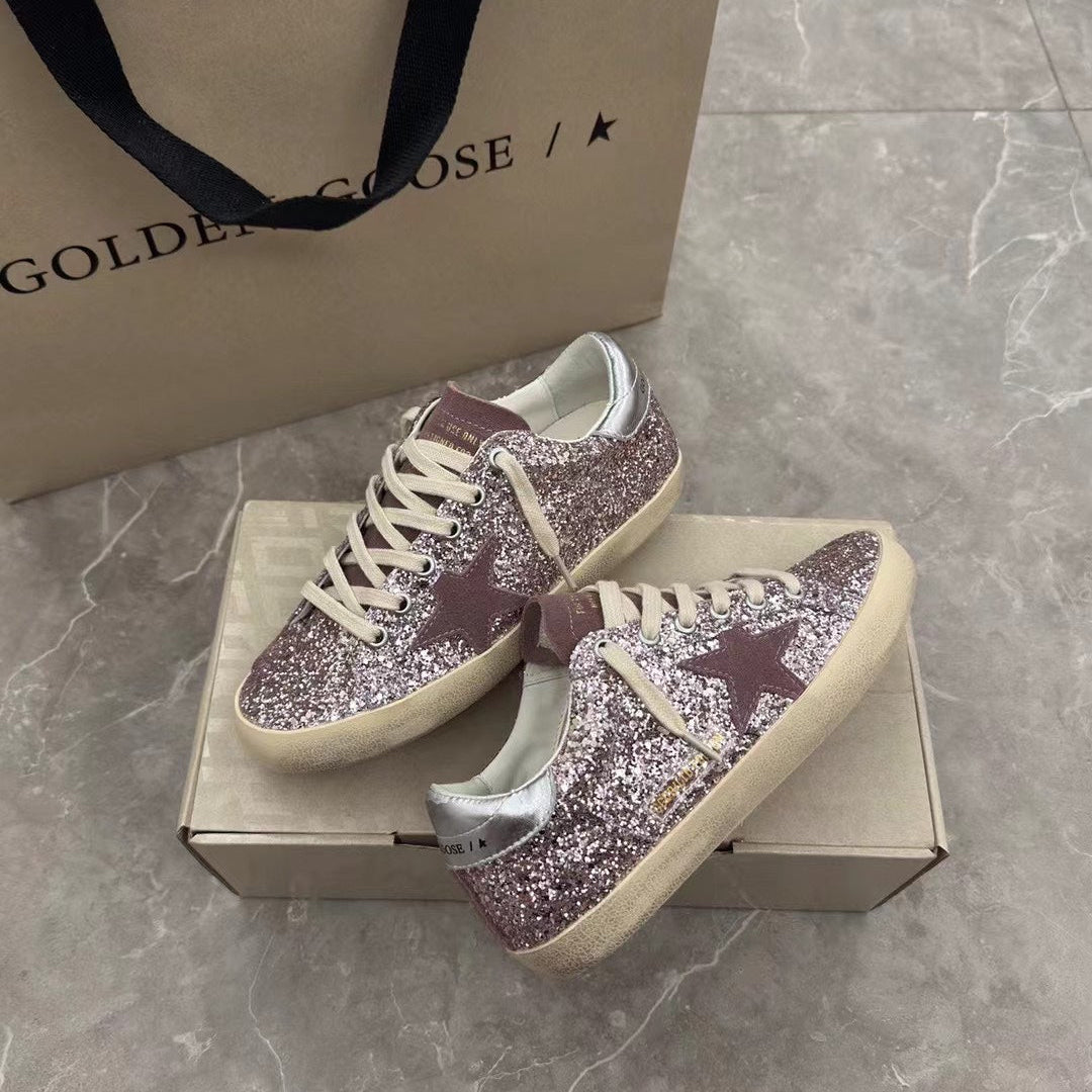 Golden Goose Vintage Distressed Sneakers #071