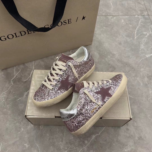 Golden Goose Vintage Distressed Sneakers #071