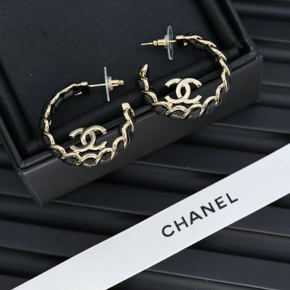 Chanel Vintage Double C Earrings