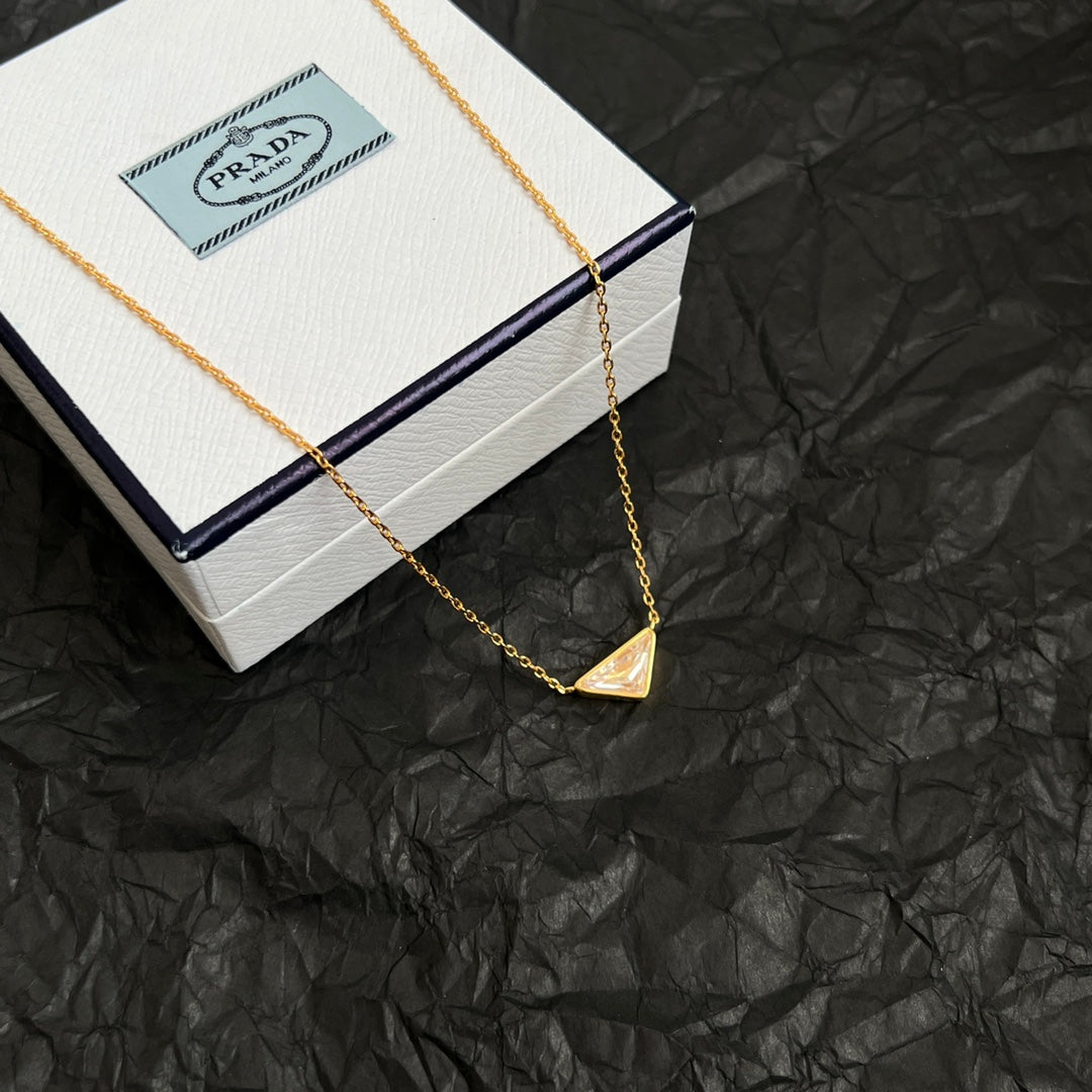 PRADA Triangle necklace