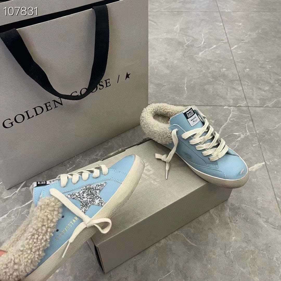 Golden Goose Vintage Distressed Sneakers #020