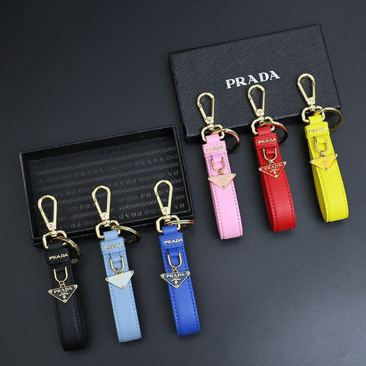 PRADA Leather Keychain