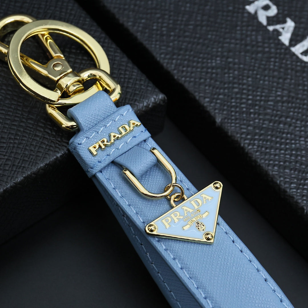 PRADA Leather Keychain