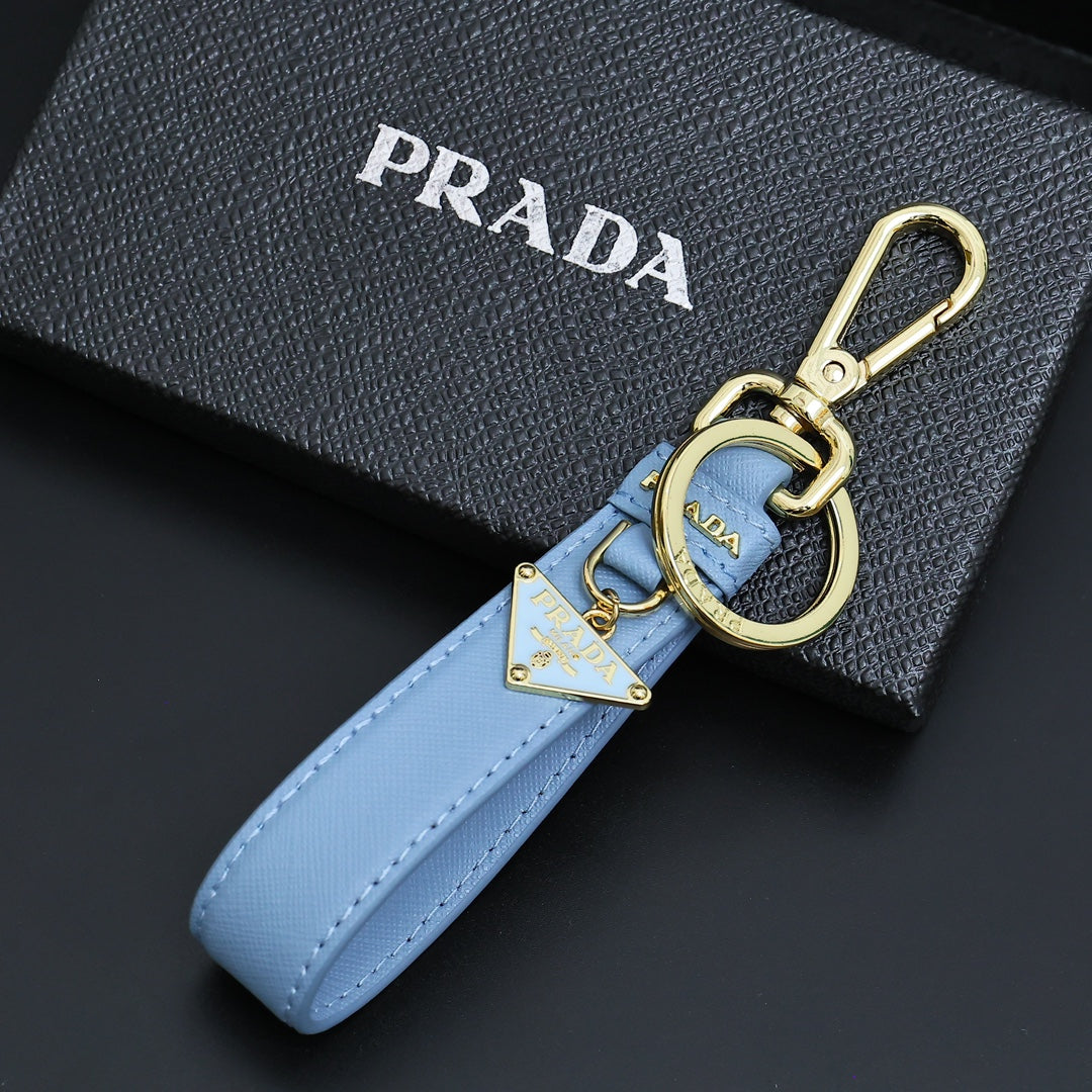 PRADA Leather Keychain