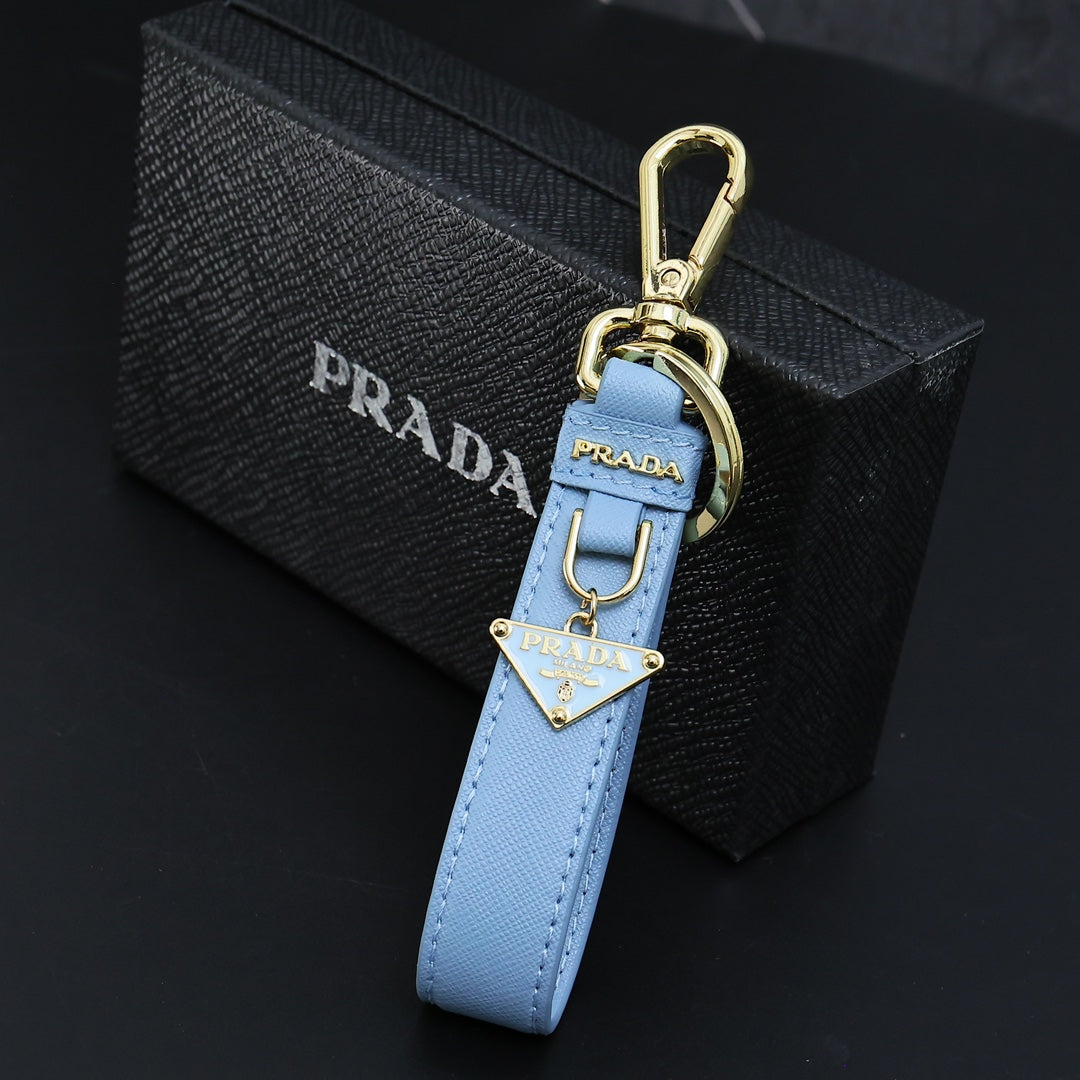 PRADA Leather Keychain