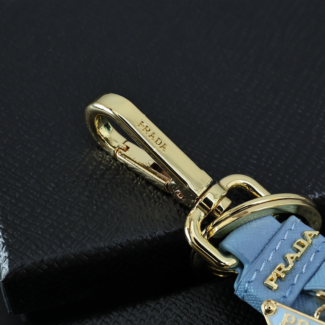 PRADA Leather Keychain