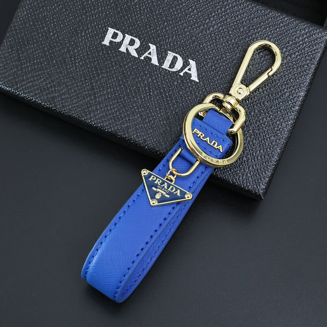PRADA Leather Keychain