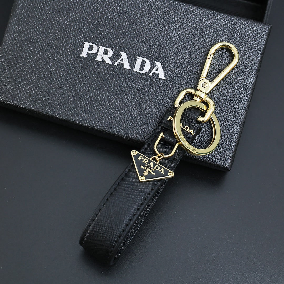 PRADA Leather Keychain