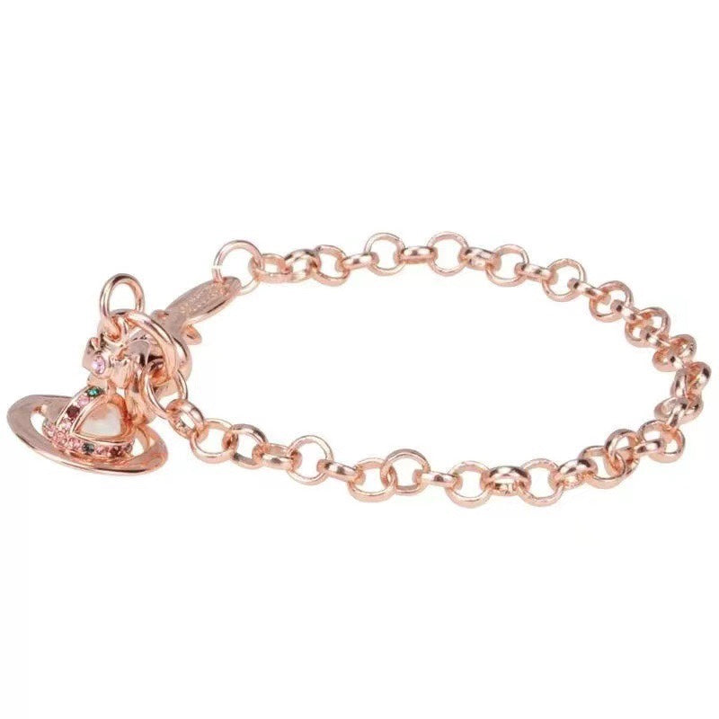 Rhinestone Planet Bracelet