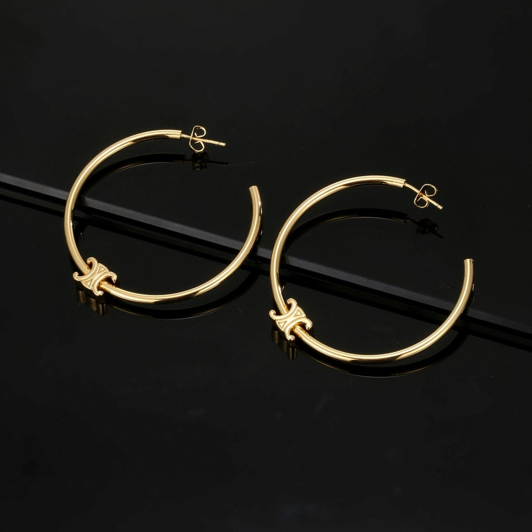 CELINE Triomphe Earrings