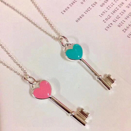 Tiffany & Co. 925 Silver Enamel Necklace