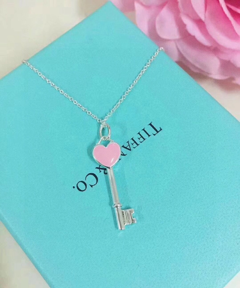 Tiffany & Co. 925 Silver Enamel Necklace