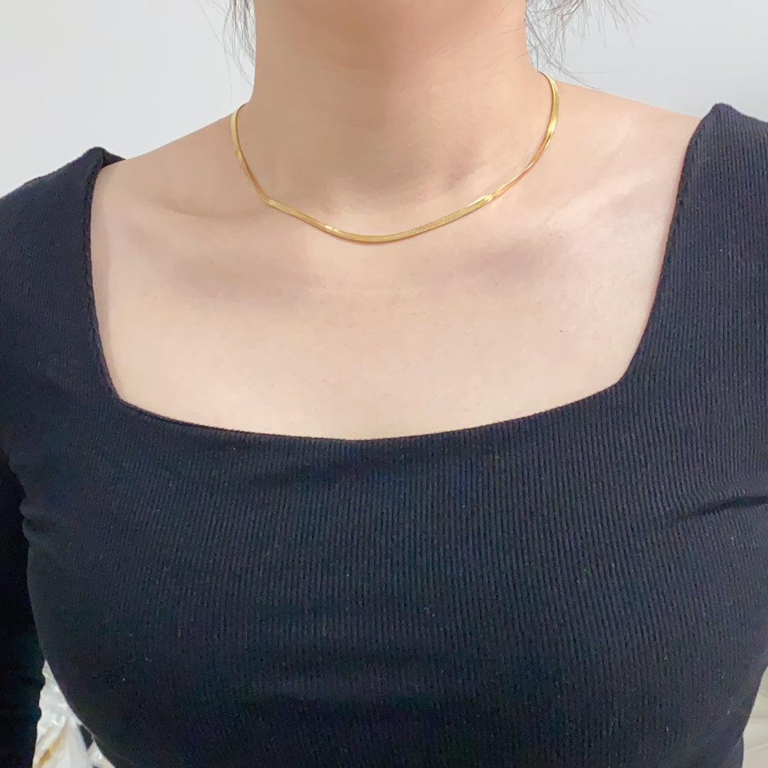 CELINE Gold-Plated Stainless Steel Necklace