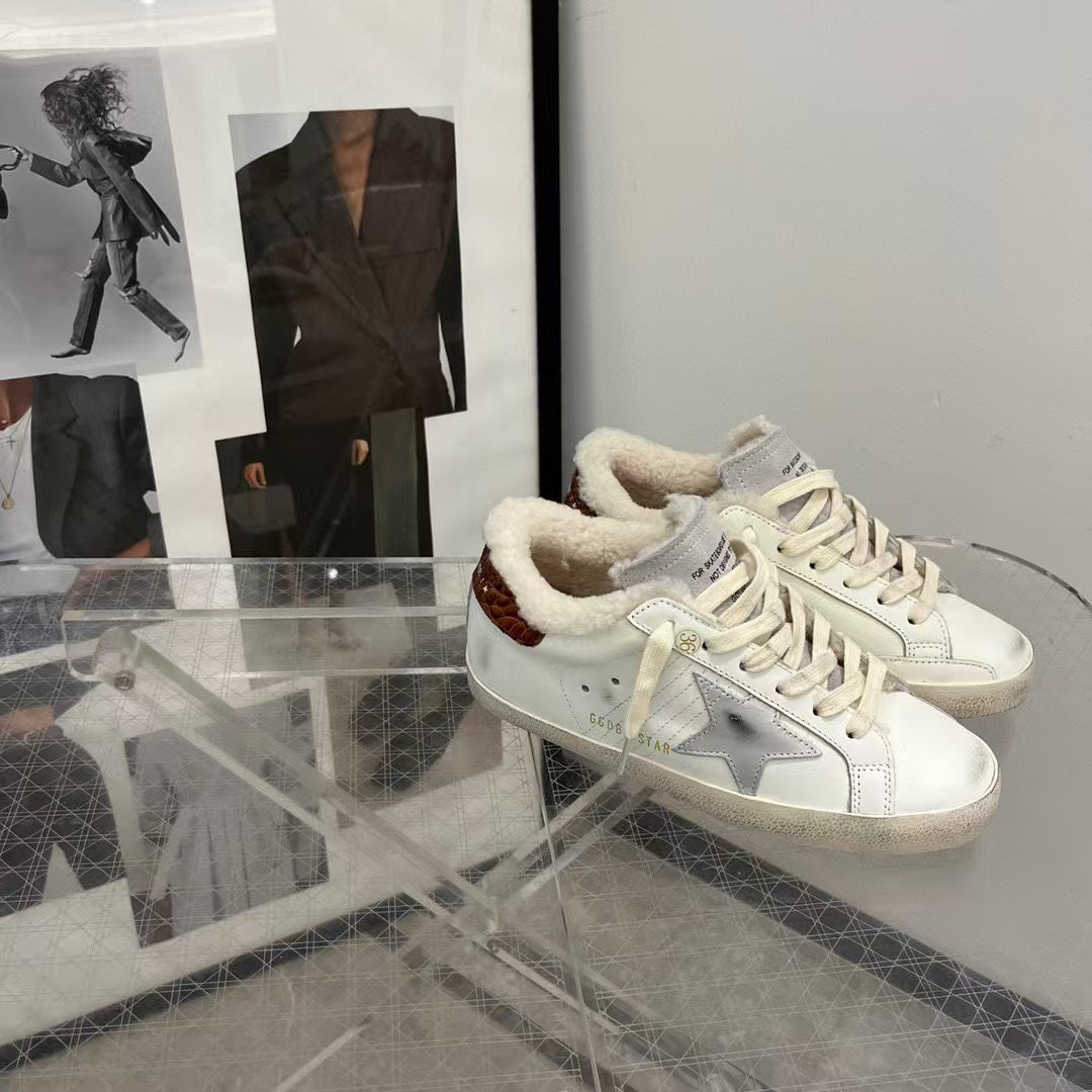 Golden Goose Vintage Distressed Sneakers #001