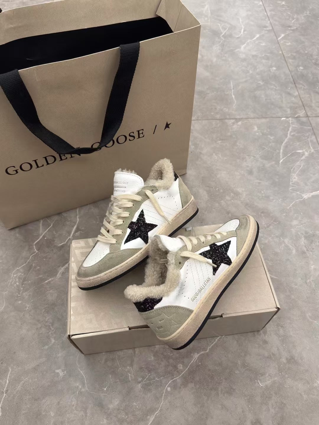Golden Goose Vintage Distressed Sneakers #008