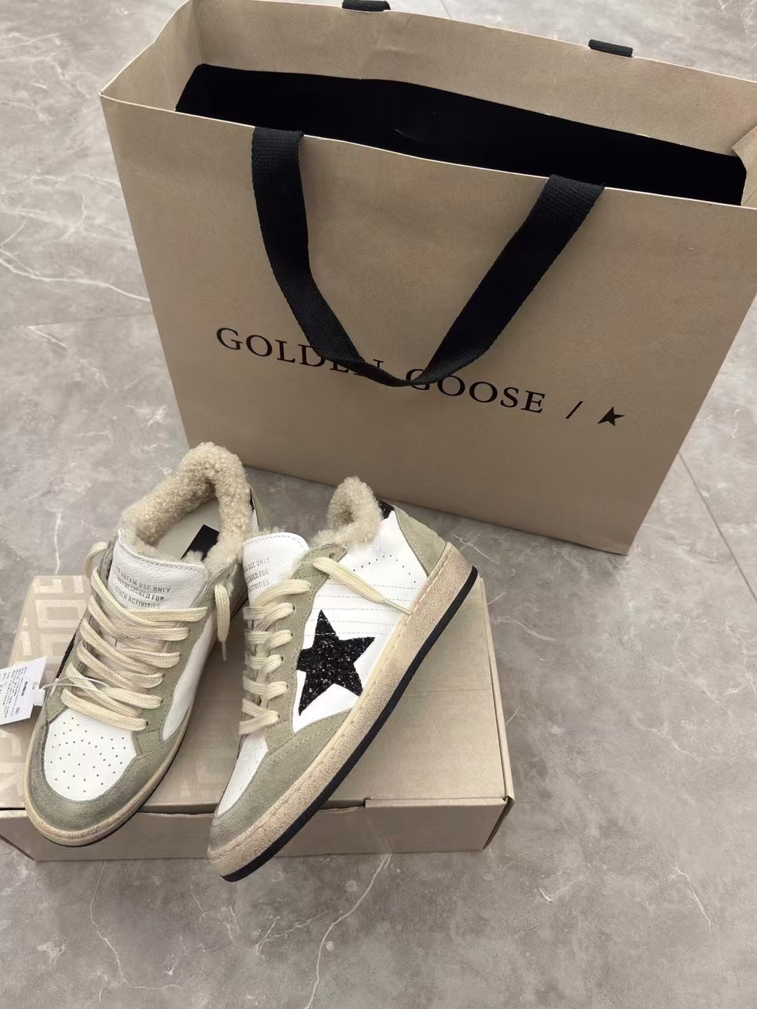 Golden Goose Vintage Distressed Sneakers #008