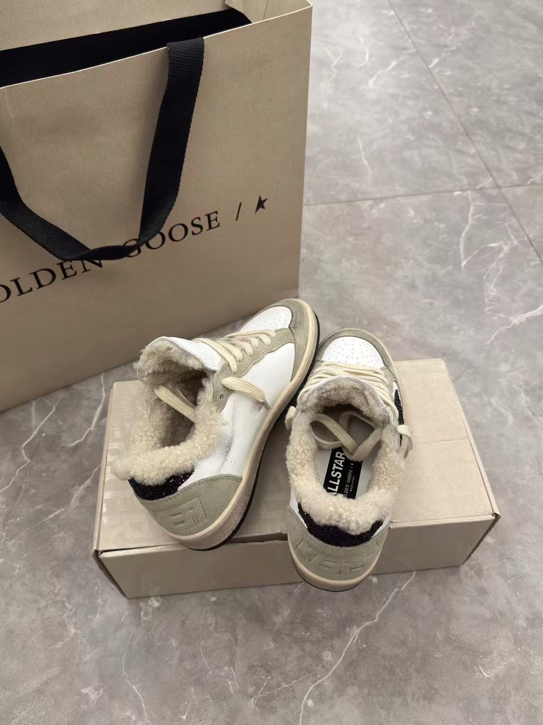 Golden Goose Vintage Distressed Sneakers #008