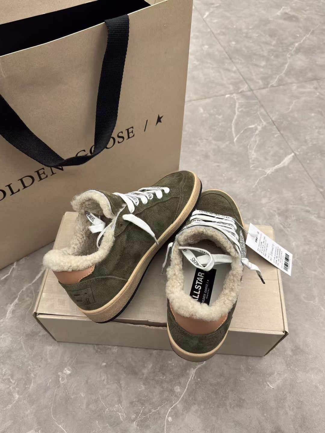 Golden Goose Vintage Distressed Sneakers #004