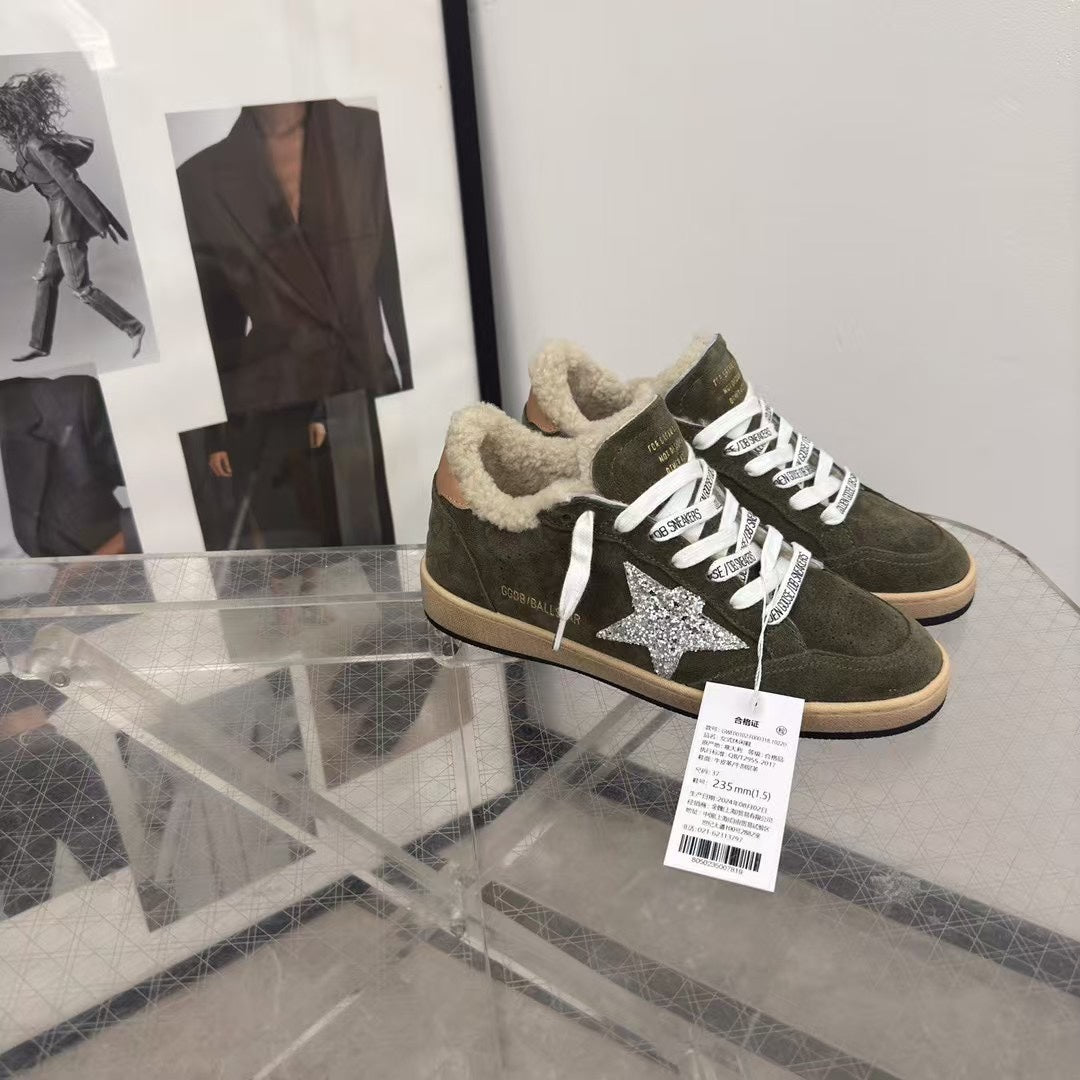 Golden Goose Vintage Distressed Sneakers #004