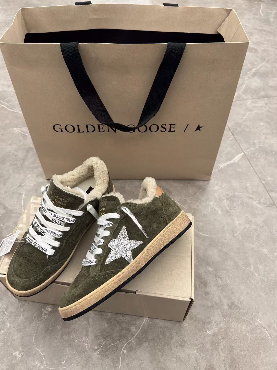 Golden Goose Vintage Distressed Sneakers #004