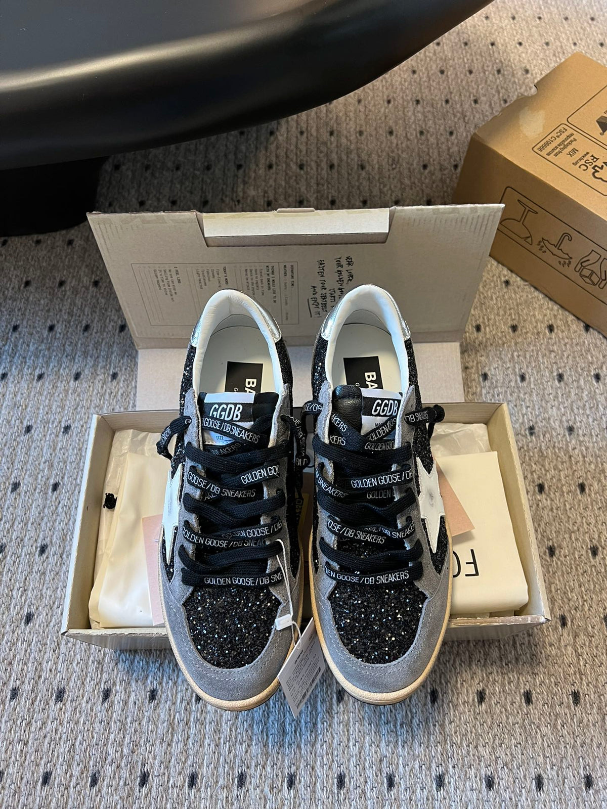 Golden Goose Vintage Distressed Sneakers #146