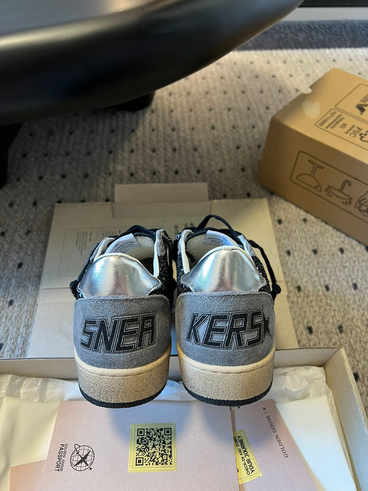 Golden Goose Vintage Distressed Sneakers #146