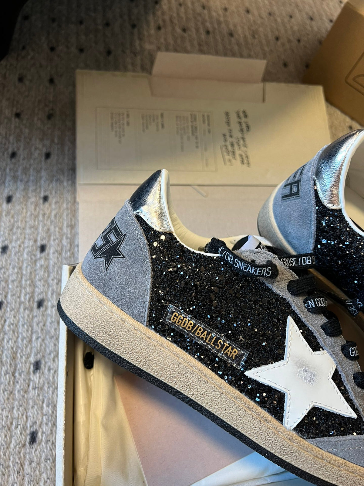 Golden Goose Vintage Distressed Sneakers #233