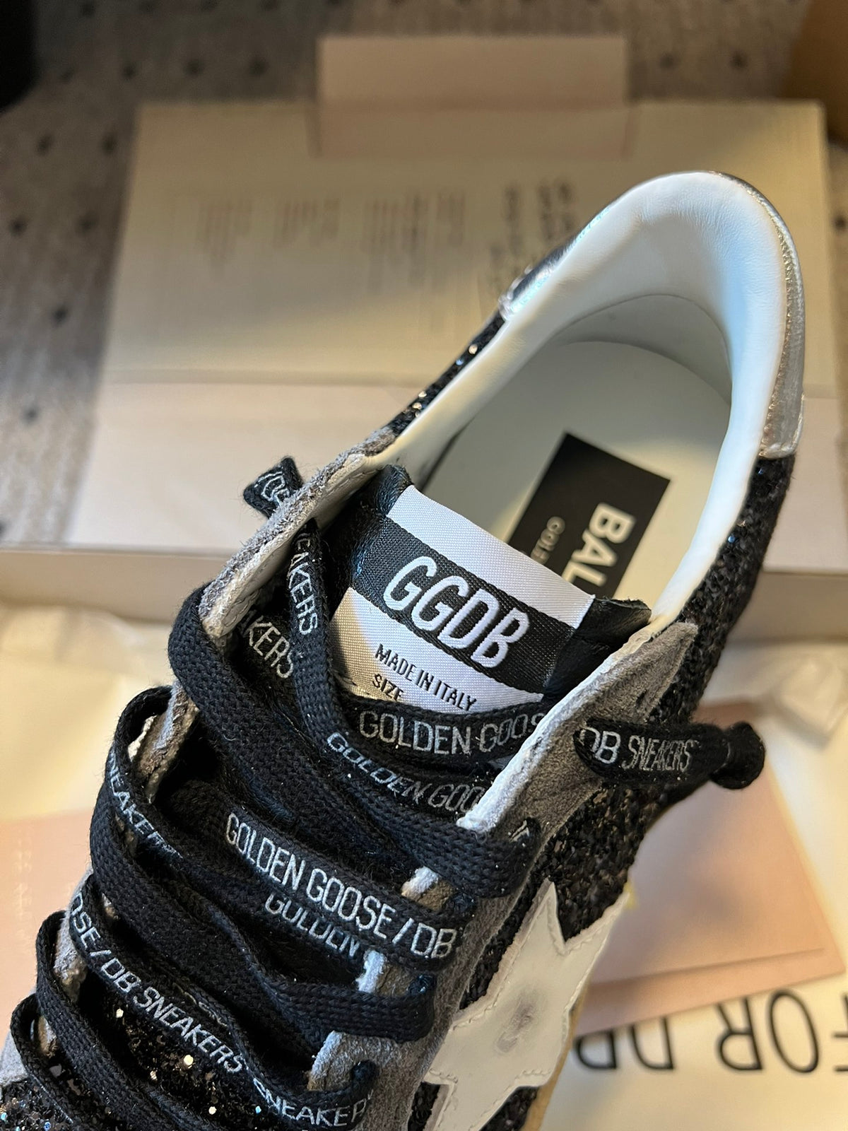 Golden Goose Vintage Distressed Sneakers #233