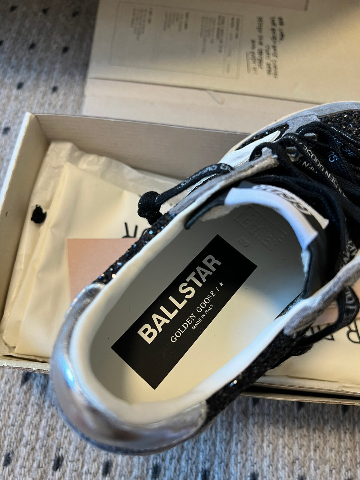 Golden Goose Vintage Distressed Sneakers #233